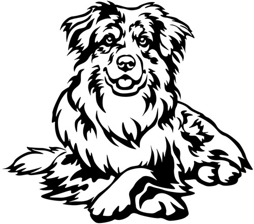 Australian shepherd aufkleber - shepherd,