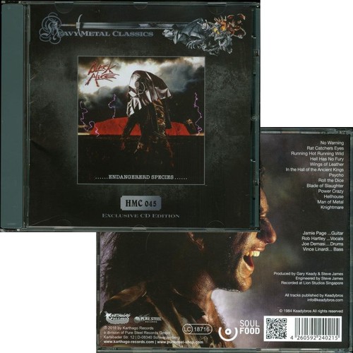 Black alice endangered - black,
