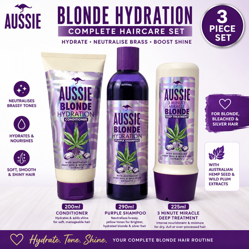Aussie blonde hydration - blonde,